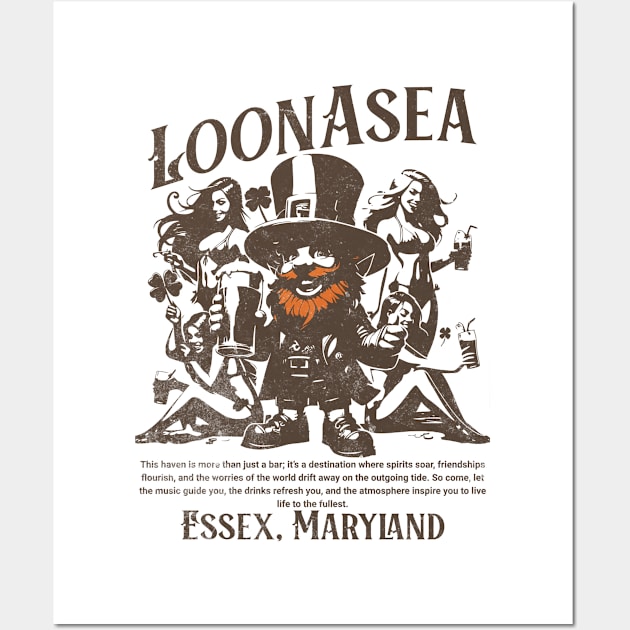 Loonasea Pub Joint Essex Maryland Middle River Wall Art by Joaddo